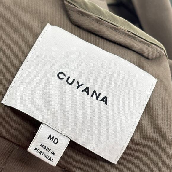 Cuyana Brown Hooded Coat - Picture 10 of 12